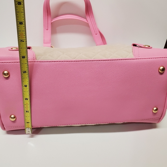 Juicy Couture Daydreame Pink Cherry Blossom Juicy Tale Tote with Heart Key Charm - Picture 4 of 6